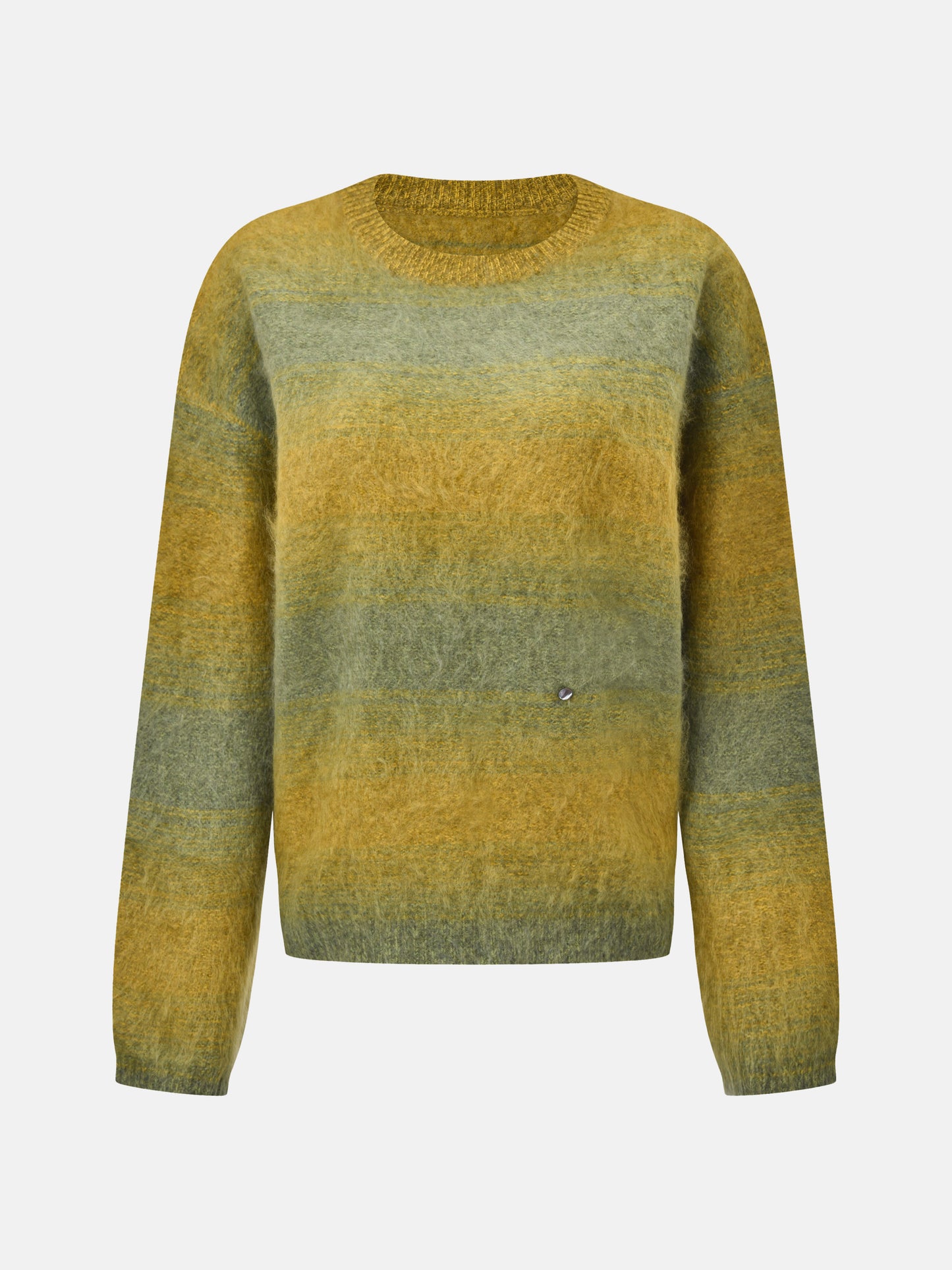 SELVANE Cashmere Gradient Stripe Sweater - Tops | back view | Cashmere | Handcrafted Luxury