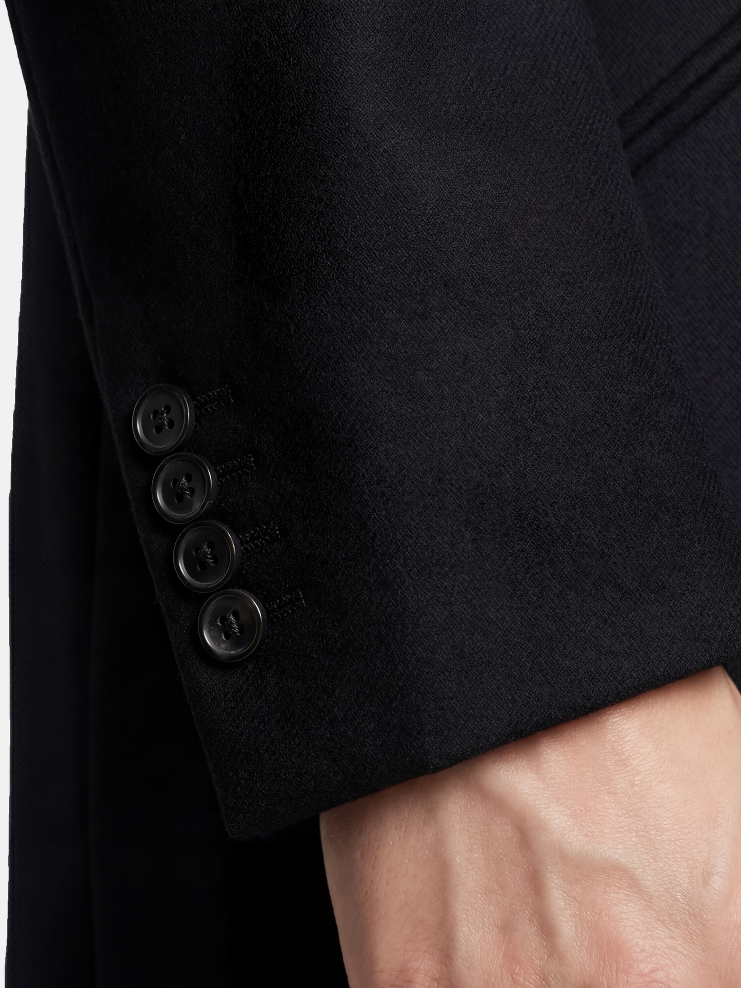 SELVANE Shetland Wool-Blend Double-Breasted Coat - Outerwear | view 6 | Wool | Handcrafted Luxury