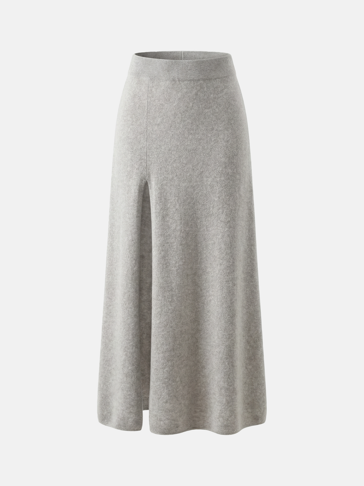 SELVANE Cashmere Column Midi Skirt - Bottoms | back view | Cashmere | Handcrafted Luxury