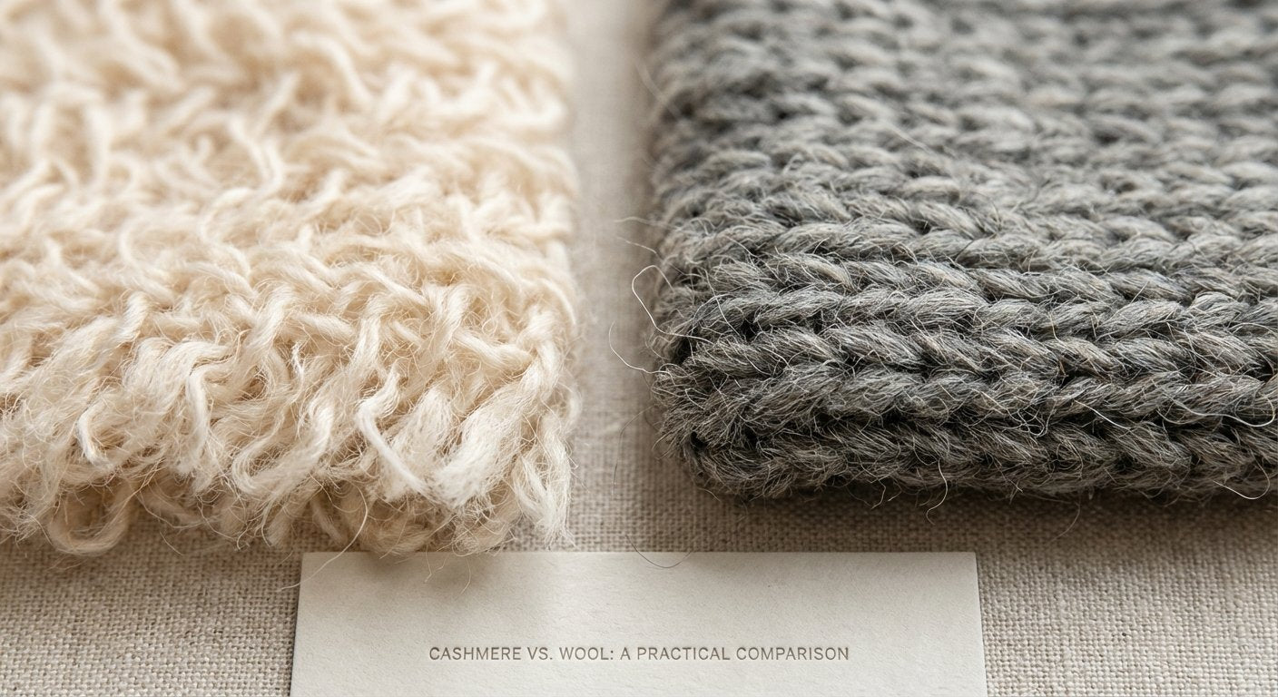 Cashmere vs. Wool: A Practical Comparison for Real Wardrobes