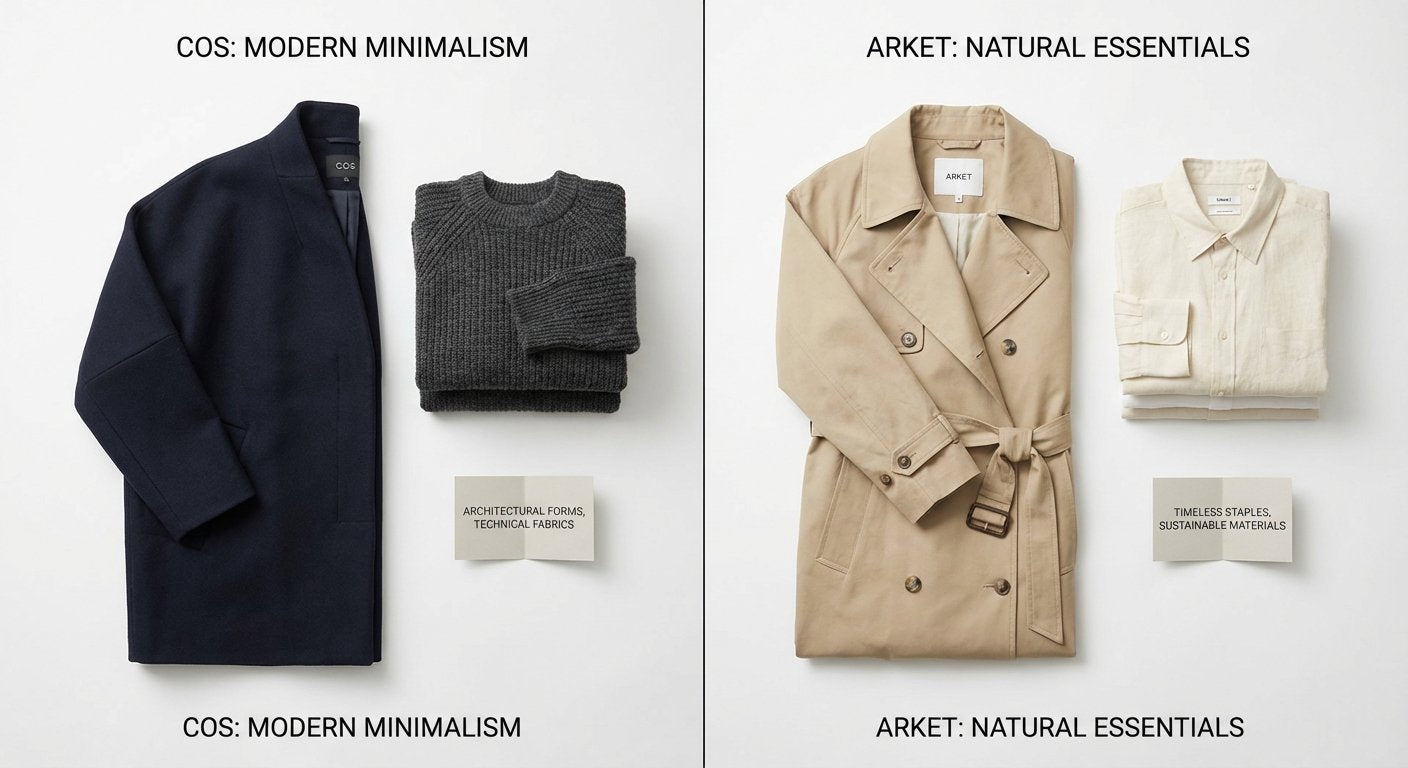COS vs Arket: Approaches to Quiet Luxury — SELVANE design intelligence