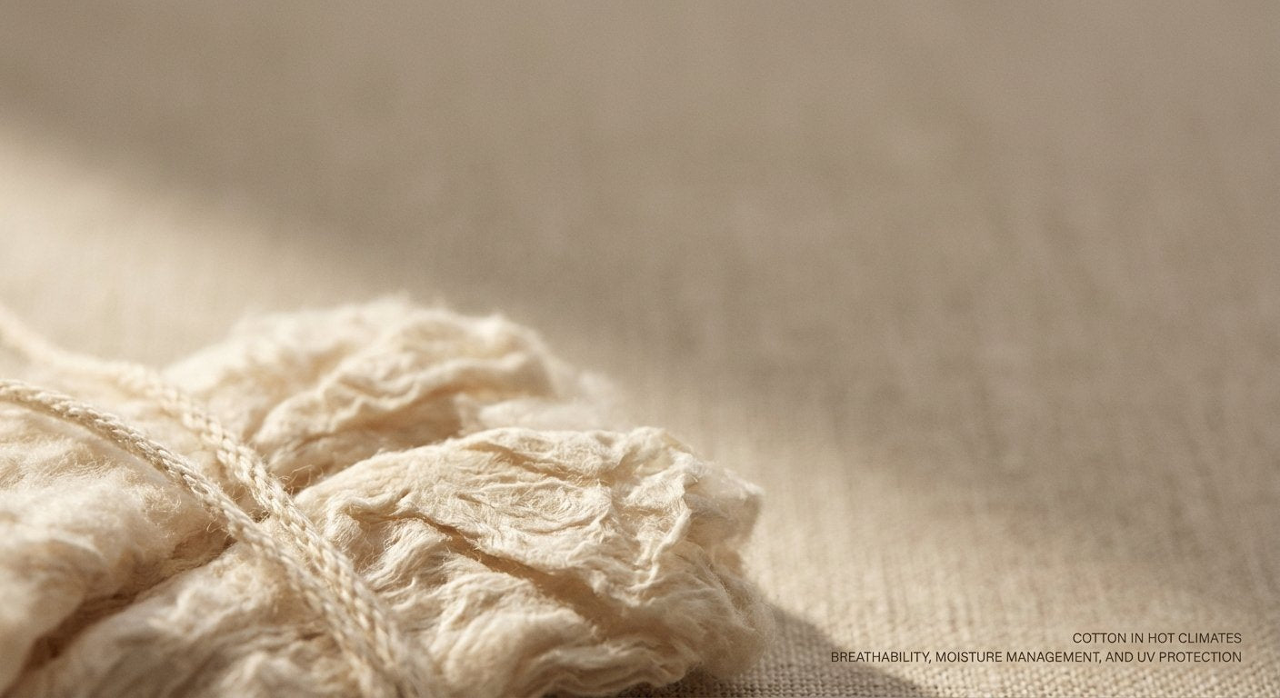 Cotton in Hot Climates: Breathability, Moisture Management, and UV Protection