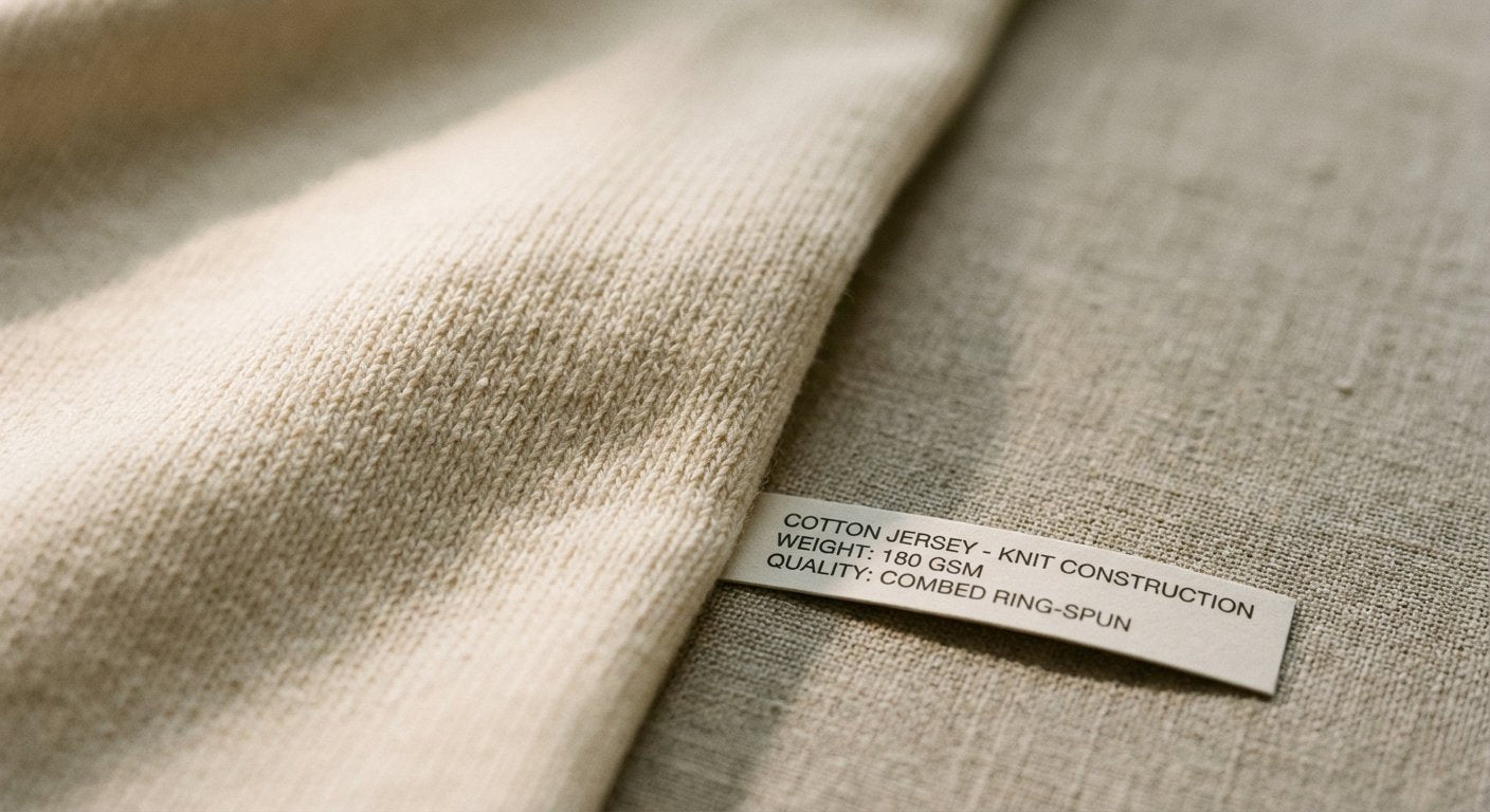 Cotton Jersey: A Technical Examination of Knit Construction, Weight, and Quality