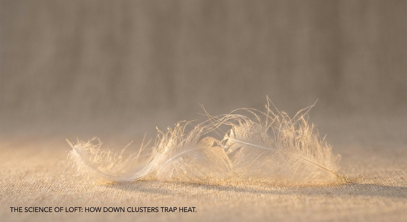 The Science of Loft: How Down Clusters Trap Heat