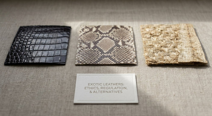 Exotic Leathers: Ethics, Regulation, and the Shift Toward Alternatives