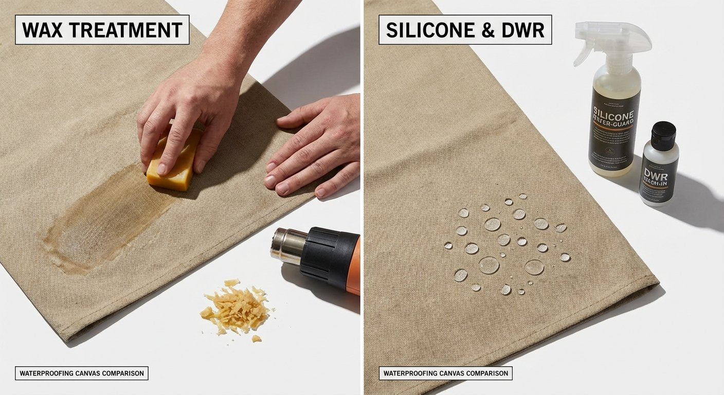 How to Waterproof Canvas: Wax, Silicone, and DWR Compared