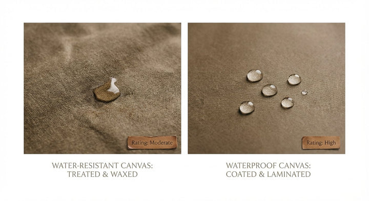 Is Canvas Waterproof? A Guide to Water Resistance Ratings