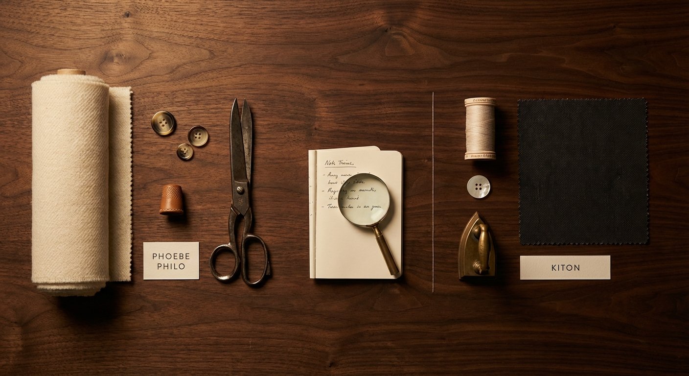 Phoebe Philo vs Kiton: Construction Quality Analysis — SELVANE design intelligence