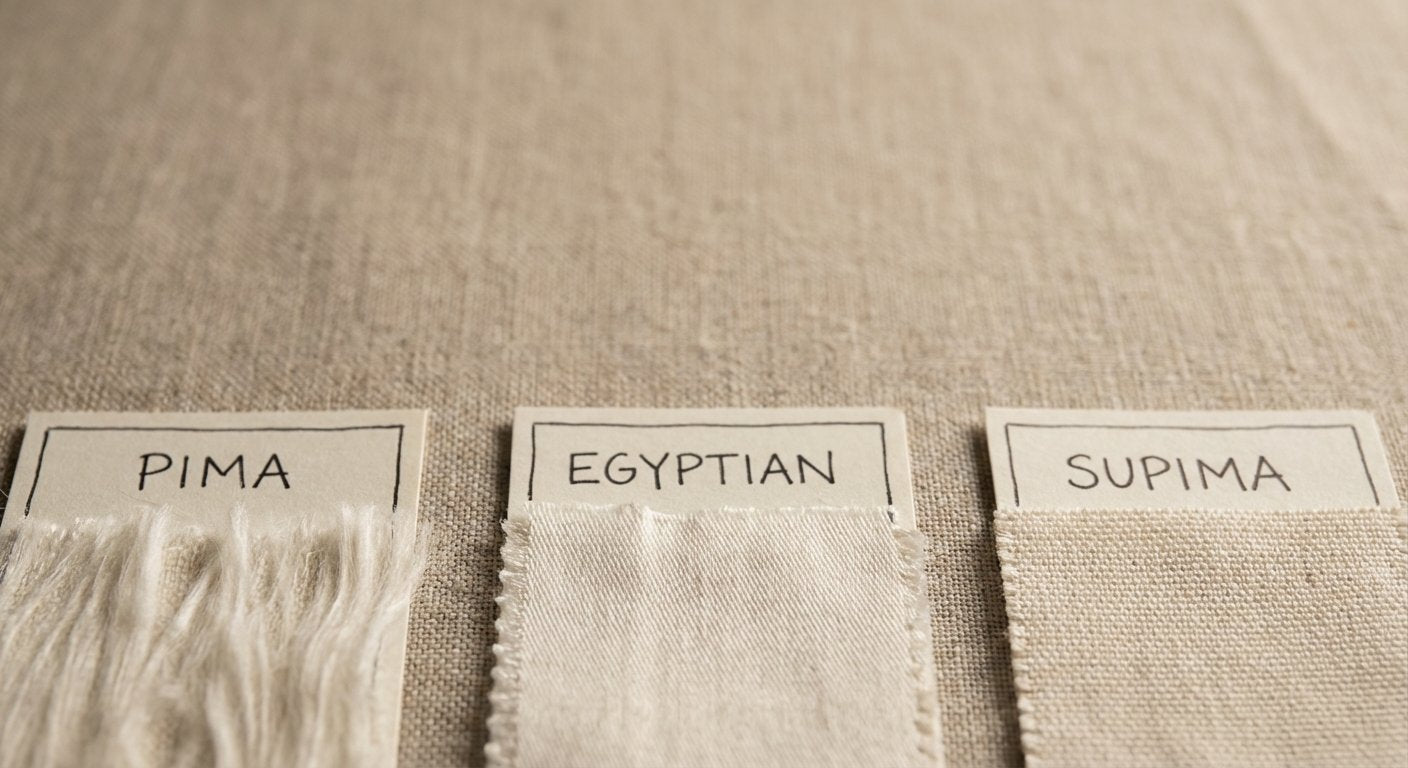 Pima vs. Egyptian vs. Supima: A Comparative Guide to Premium Cottons