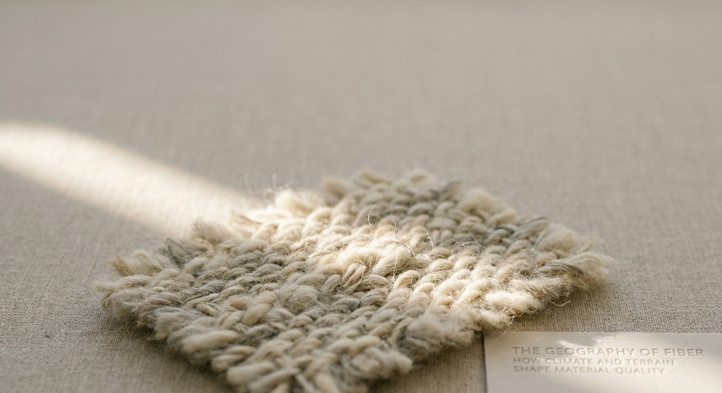 The Geography of Fiber: How Climate and Terrain Shape Material Quality
