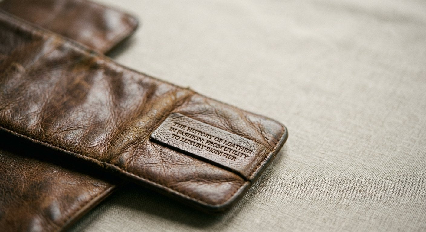 The History of Leather in Fashion: From Utility to Luxury Signifier