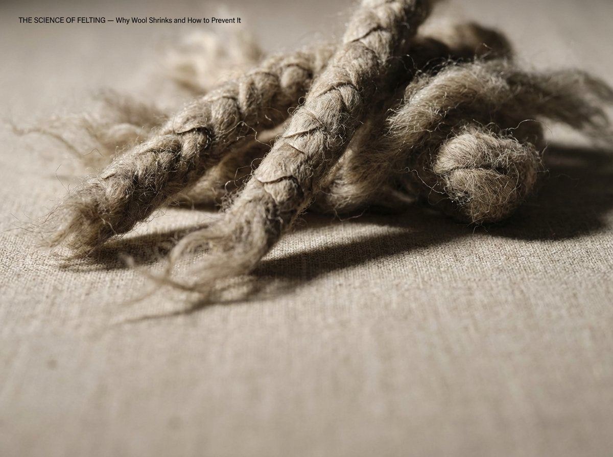 Science of Felting — Why Wool Shrinks and How to Prevent It featuring wool — SELVANE knowledge