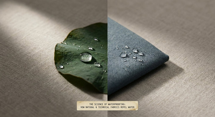 The Science of Waterproofing: How Natural and Technical Fabrics Repel Water