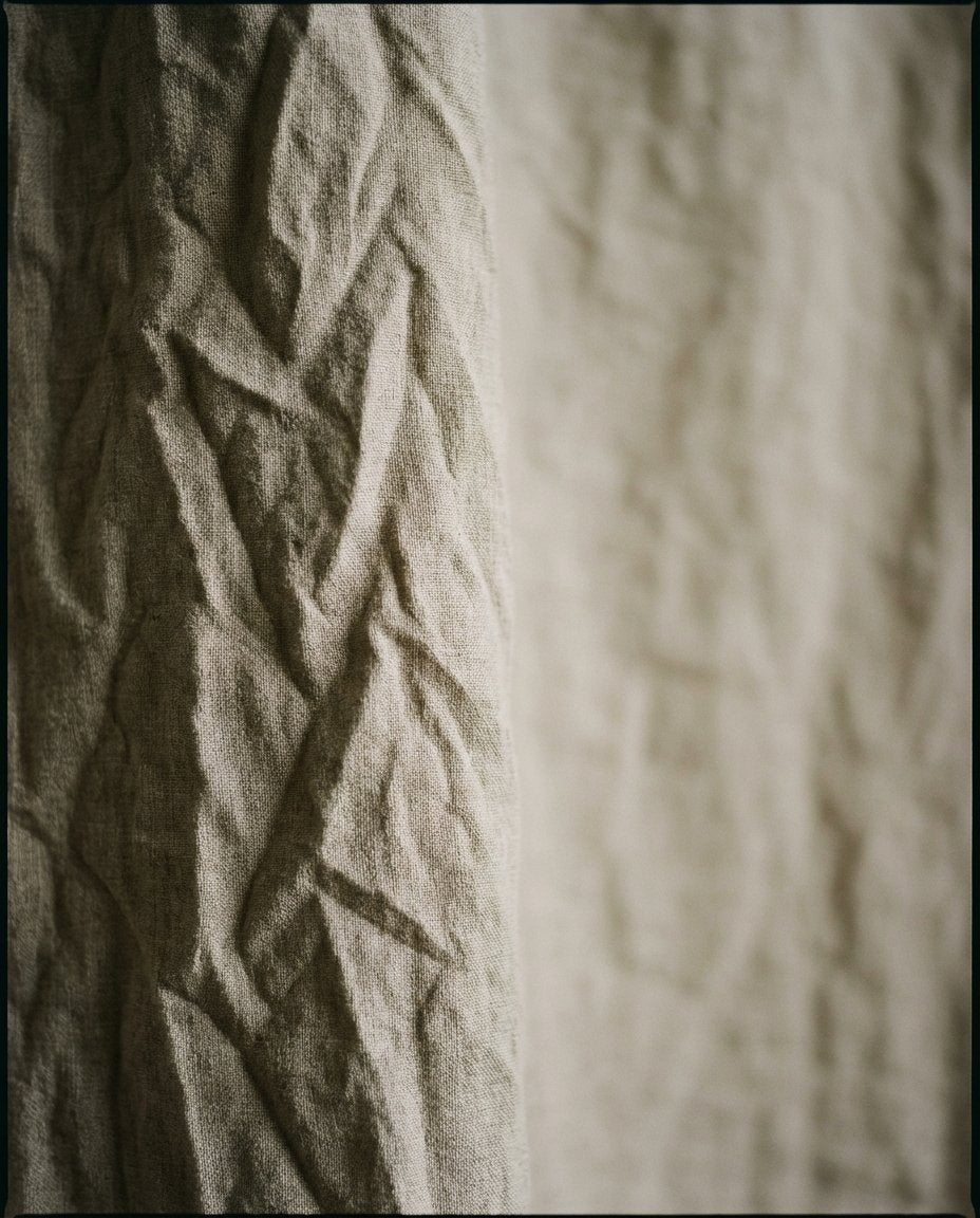 Why Linen Wrinkles: A Material Science Perspective