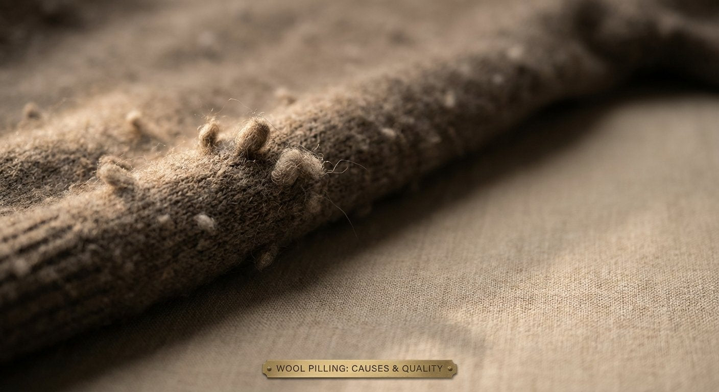 Wool Pilling: Causes, Prevention, and What It Indicates About Quality featuring wool — SELVANE knowledge