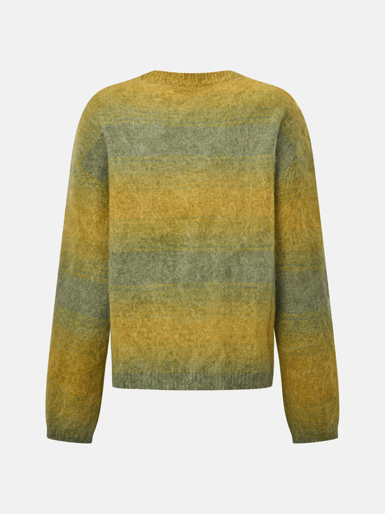 SELVANE Cashmere Gradient Stripe Sweater - Tops | lifestyle shot | Cashmere | Handcrafted Luxury