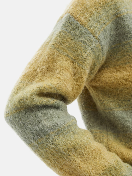 SELVANE Cashmere Gradient Stripe Sweater - Tops | view 8 | Cashmere | Handcrafted Luxury