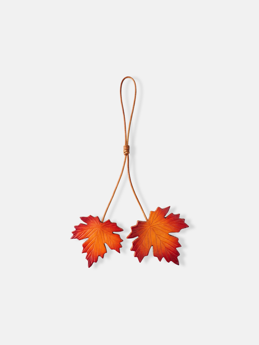 Selvane Bag Charm - Double Maple Leaf