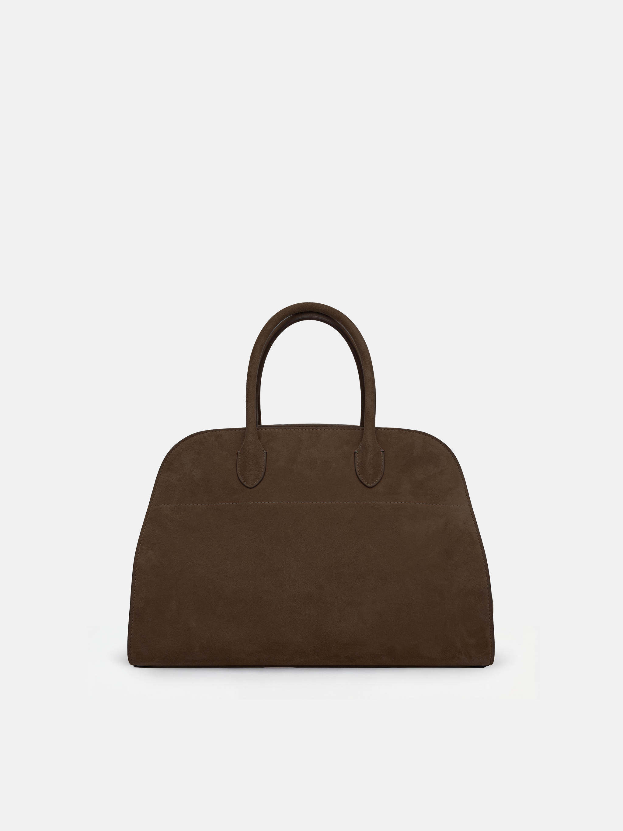 SELVANE Arched Suede Top-Handle Bag - Bags | detail view | Leather | Handcrafted Luxury