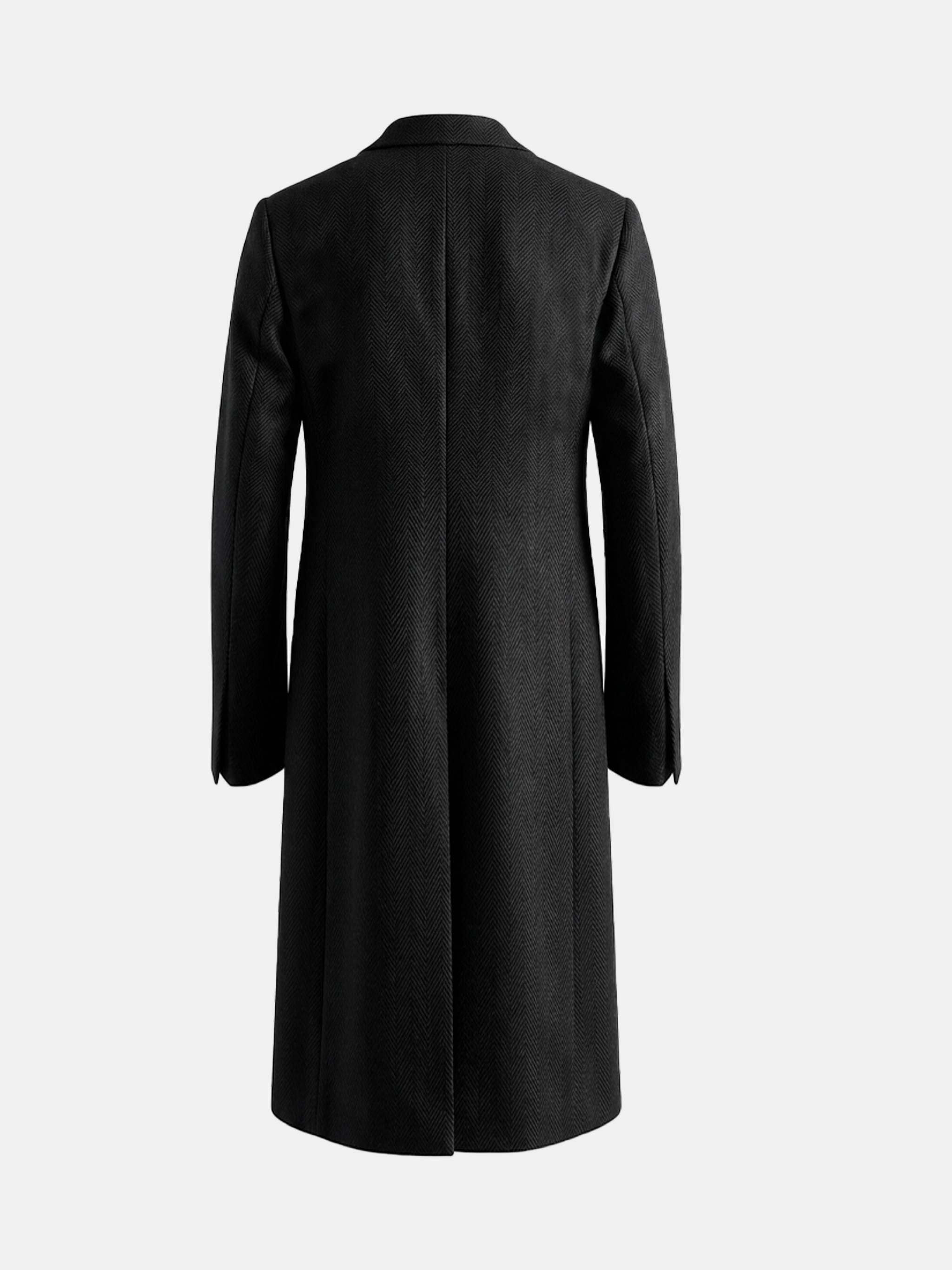 SELVANE Shetland Wool-Blend Double-Breasted Coat - Outerwear | detail view | Wool | Handcrafted Luxury