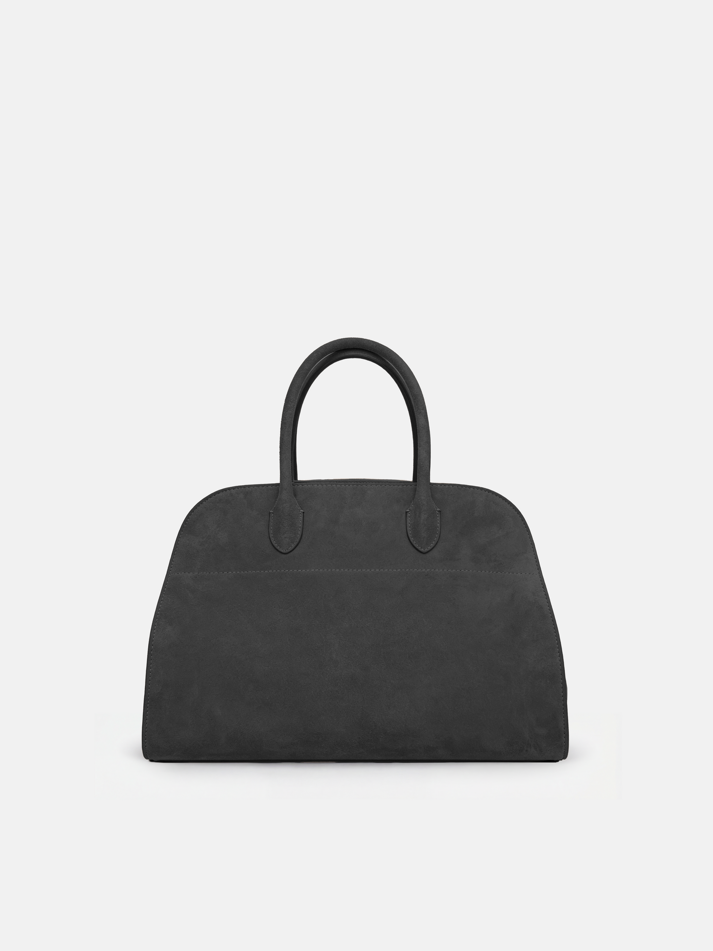 SELVANE Arched Suede Top-Handle Bag - Bags | back view | Leather | Handcrafted Luxury