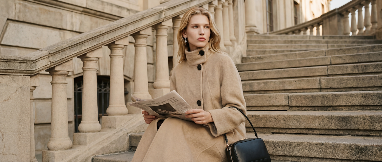 Camel Hair Long Coat