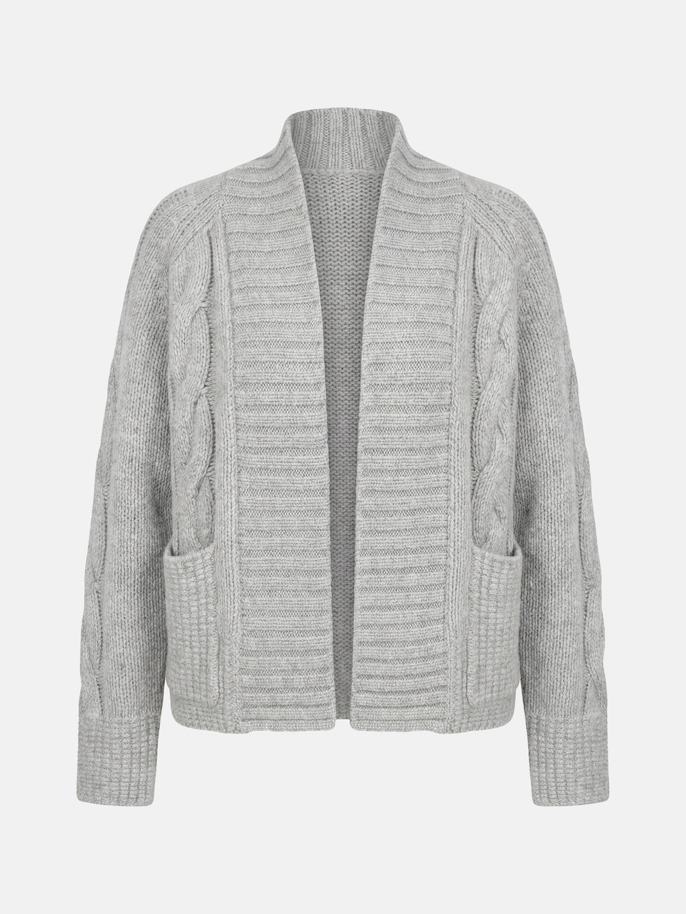 Cashmere Cable Shawl Cardigan