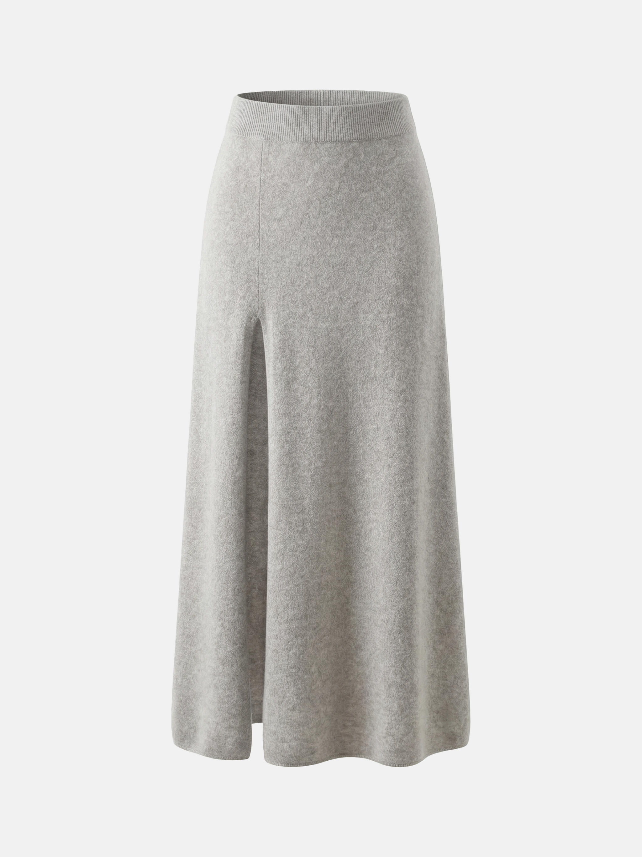 SELVANE Cashmere Column Midi Skirt - Bottoms | back view | Cashmere | Handcrafted Luxury