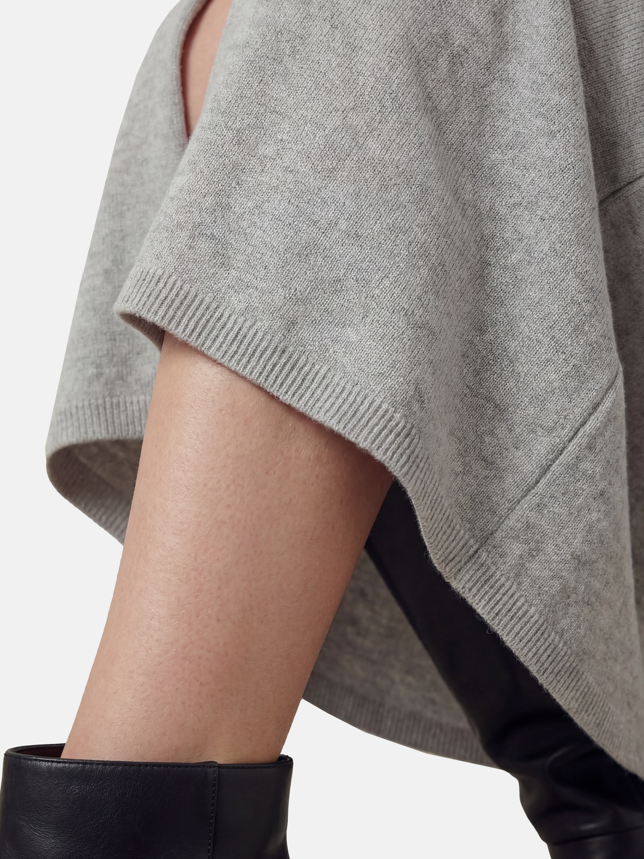 SELVANE Cashmere Column Midi Skirt - Bottoms | view 9 | Cashmere | Handcrafted Luxury