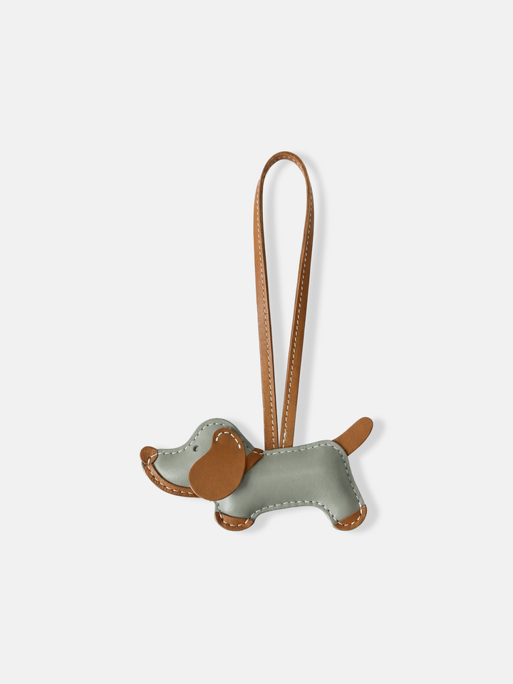 SELVANE Selvane Bag Charm - Dachshund - Bags | front view | Leather | Handcrafted Luxury