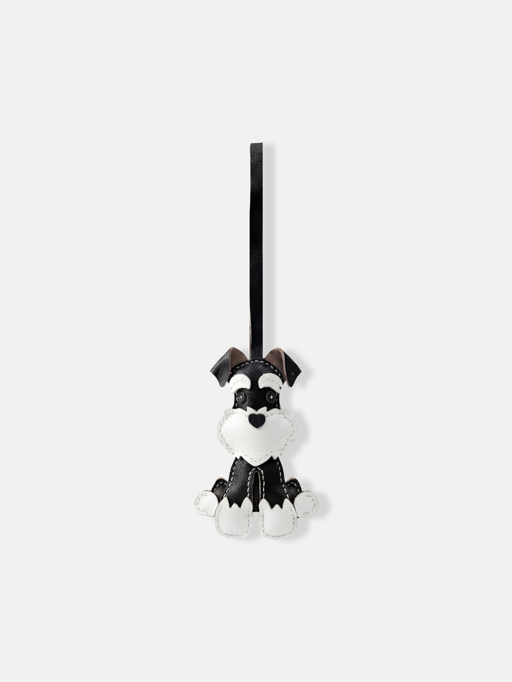 Selvane Bag Charm - Schnauzer — on model