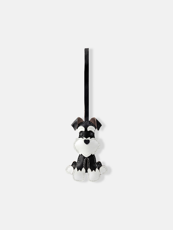 SELVANE Selvane Bag Charm - Schnauzer - Bags | side view | Leather | Handcrafted Luxury