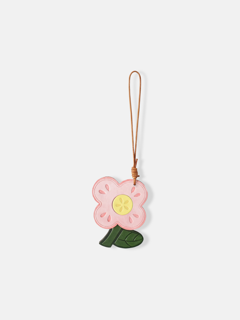 Selvane Bag Charm - Flower — on model