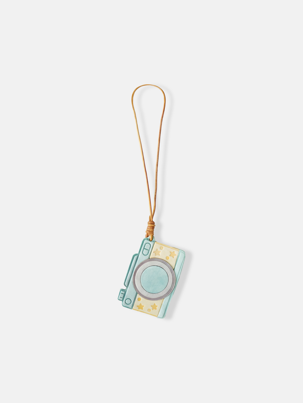 Selvane Bag Charm - Retro Camera — on model