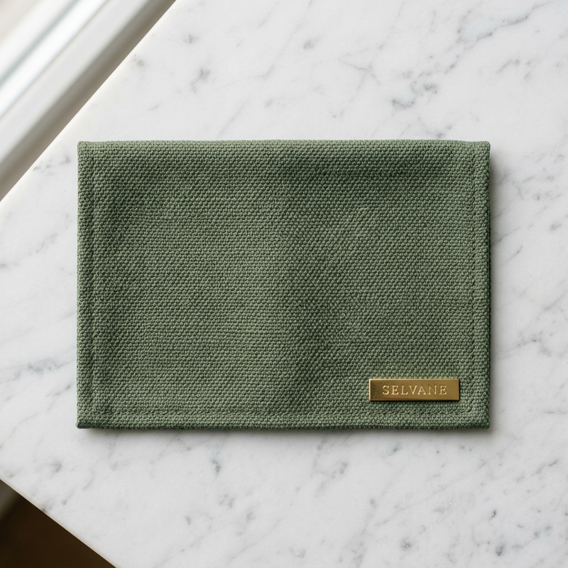 Lay flat to dry to preserve the tank's ribbed texture — the trousers can be hung on a padded hanger