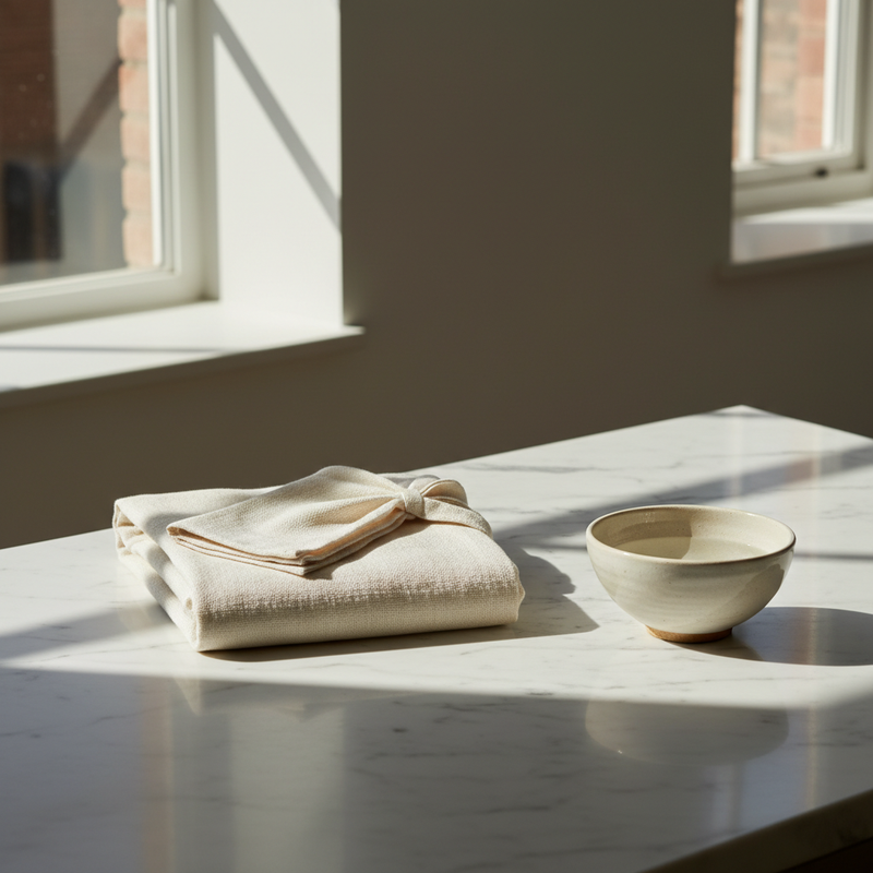 Machine wash cold on gentle cycle — linen grows softer with each wash