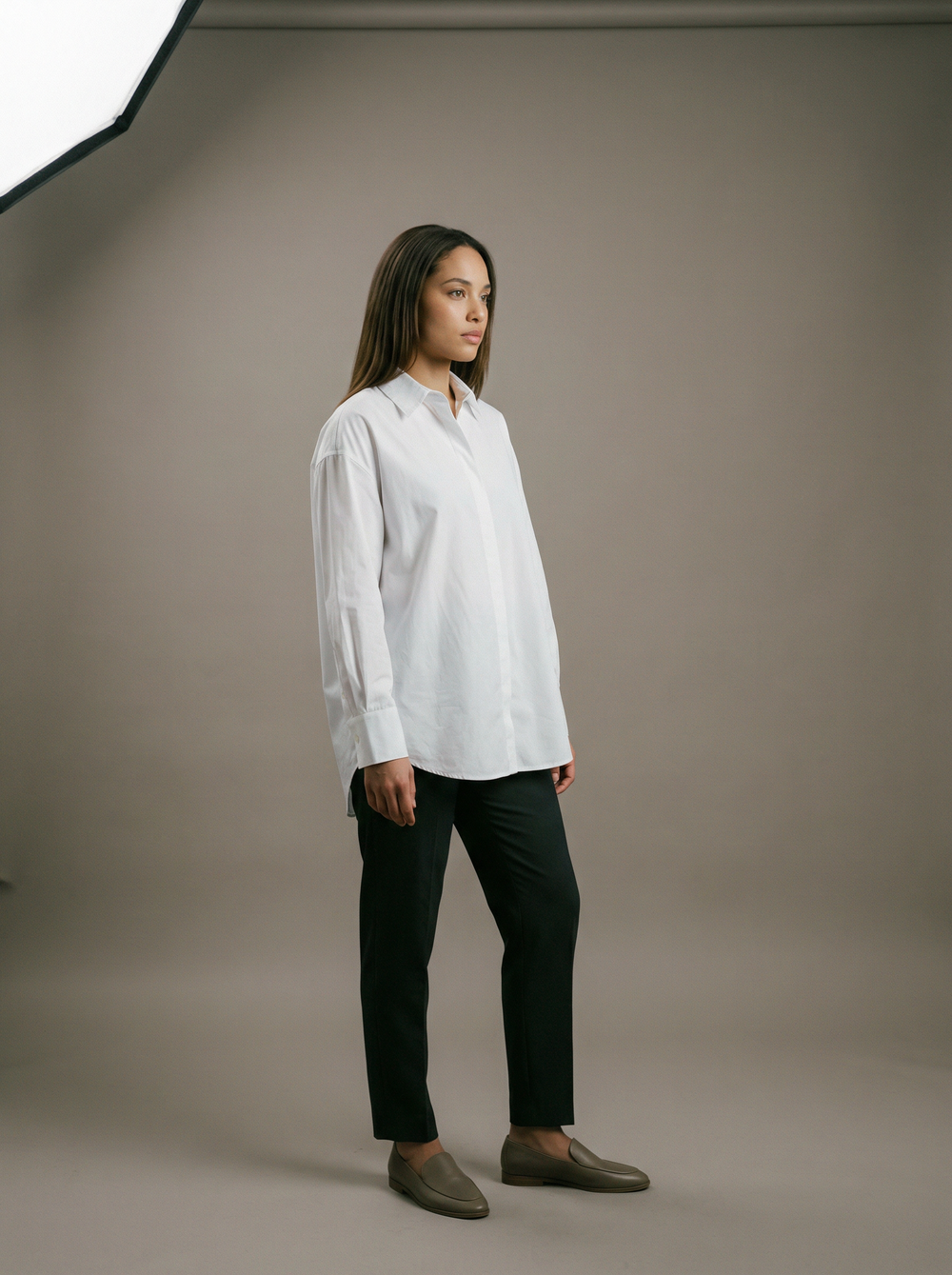 Long-Staple Cotton Poplin Shirt